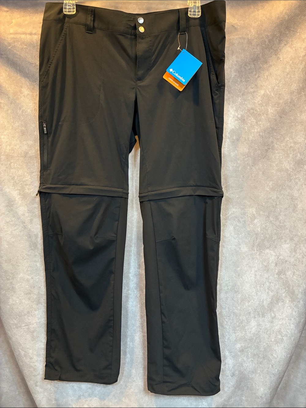 Columbia Saturday Trail II Black Zip-Off Outdoor Pants